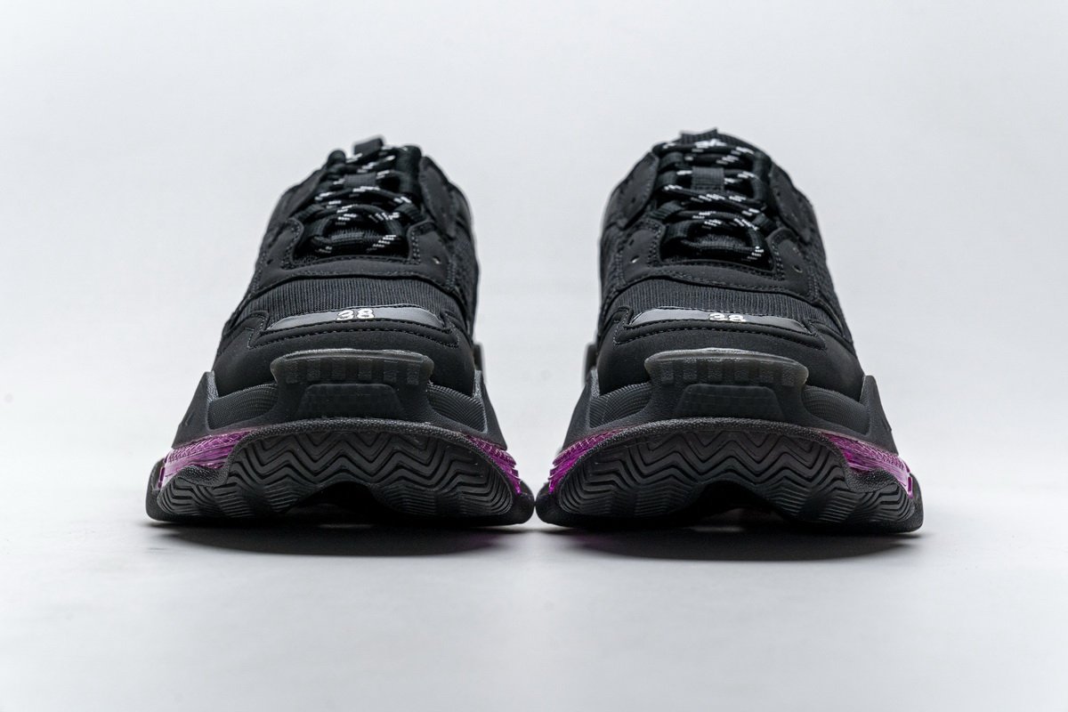 544351 w09o1 0829 Ba*len*cia*ga triple s black plum red