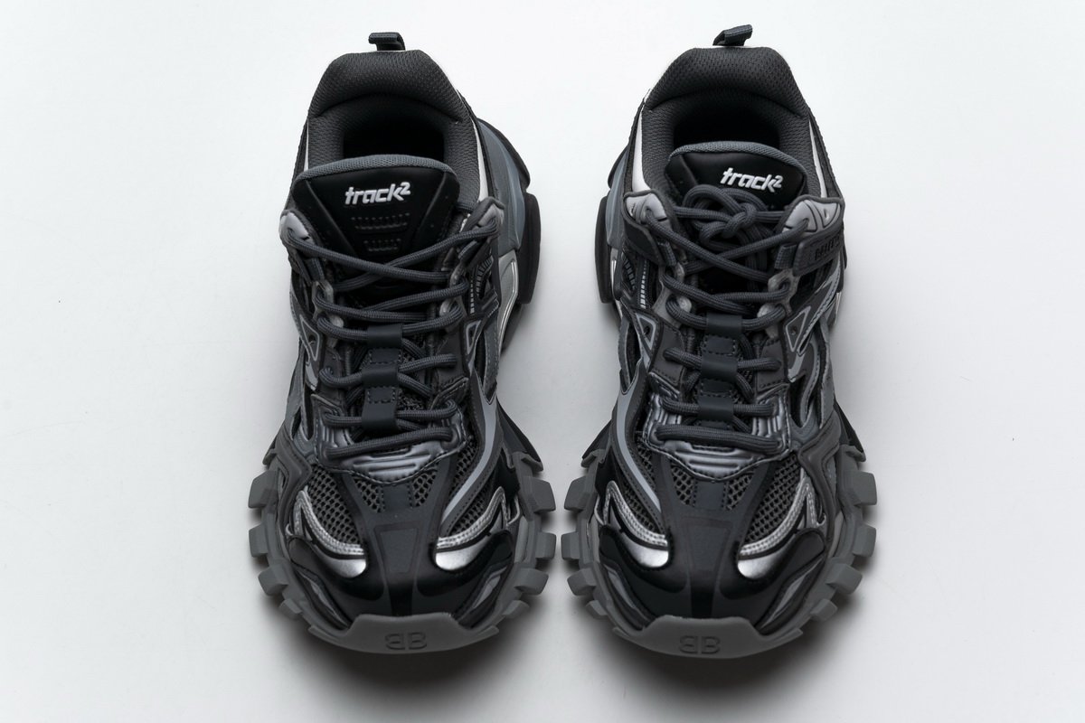570391 W2GN3 1285 Blenciaga Track 2 Sneaker Medium Grey