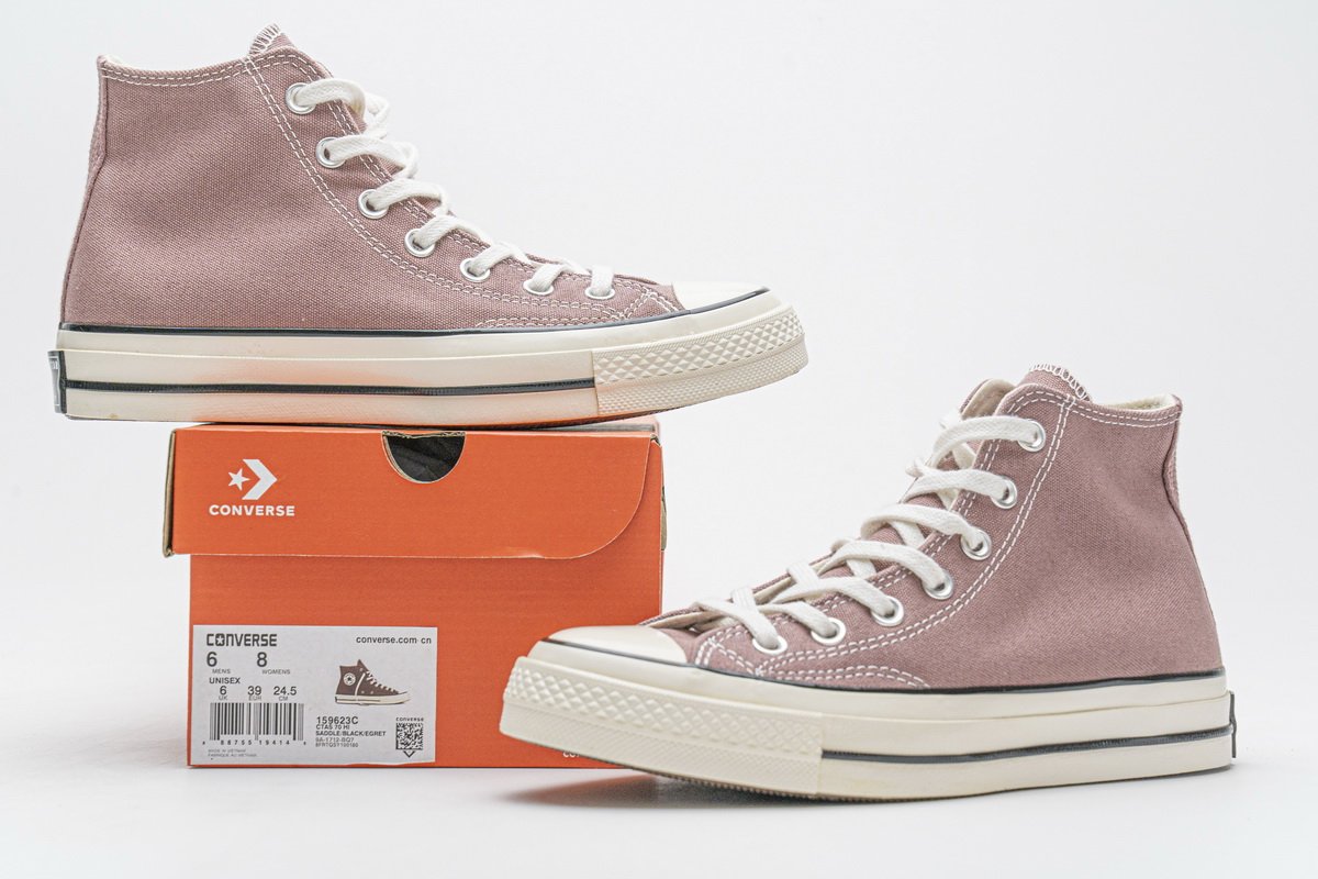 159623C Converse Chuck 70 HI Saddle Black Egret