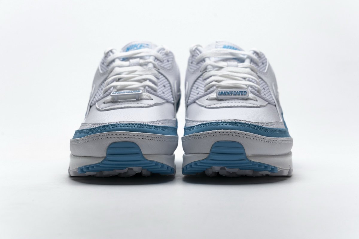 CJ7197-102 Undefeated x Nike Air Max 90 White Blue