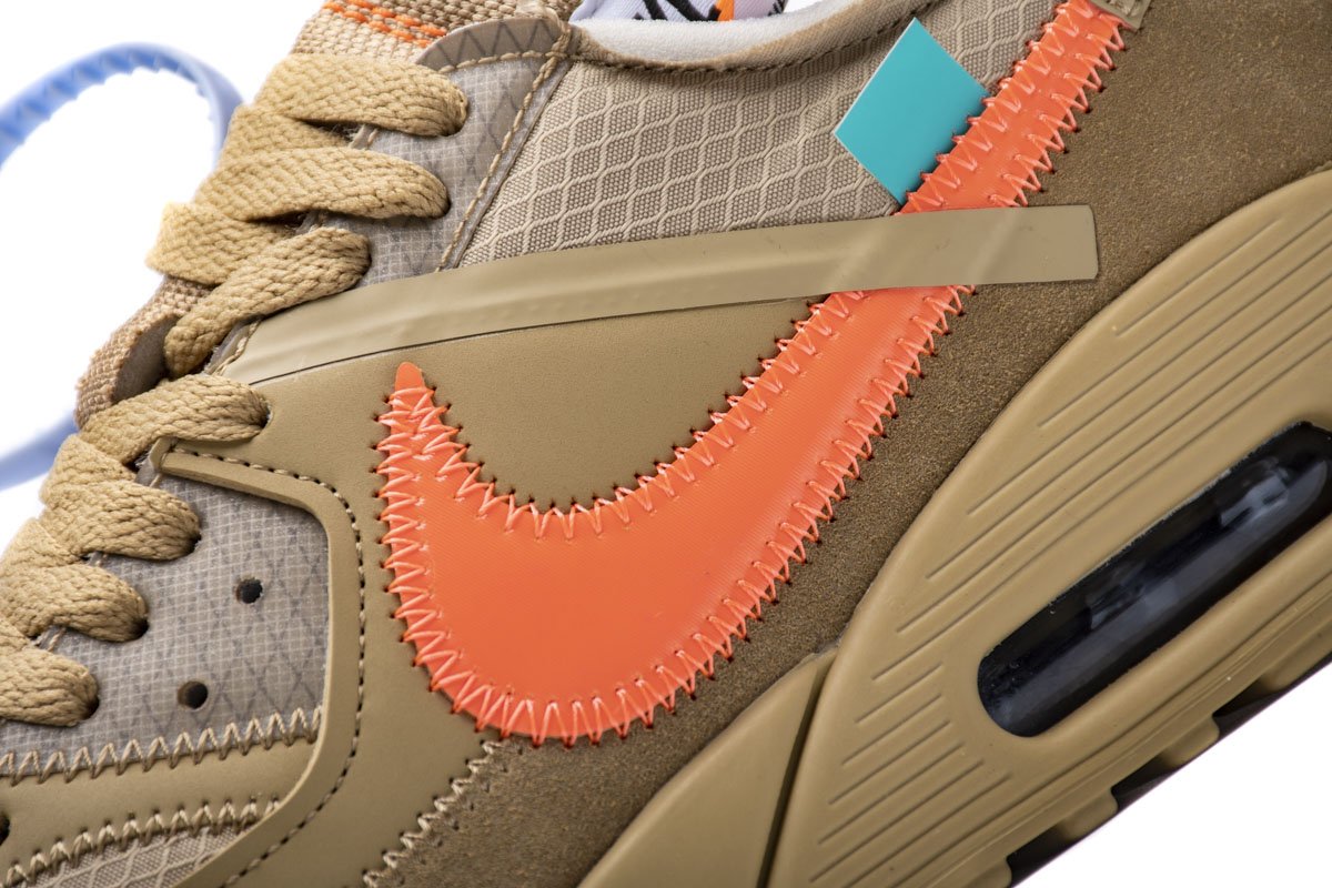 AA7293-200 Off-White x Nike Air Max 90 “Desert Ore”