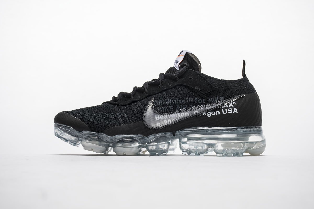 2018 1.0 AA3831-002 Off White x Nike Air VaporMax 2018 ‘Black White’