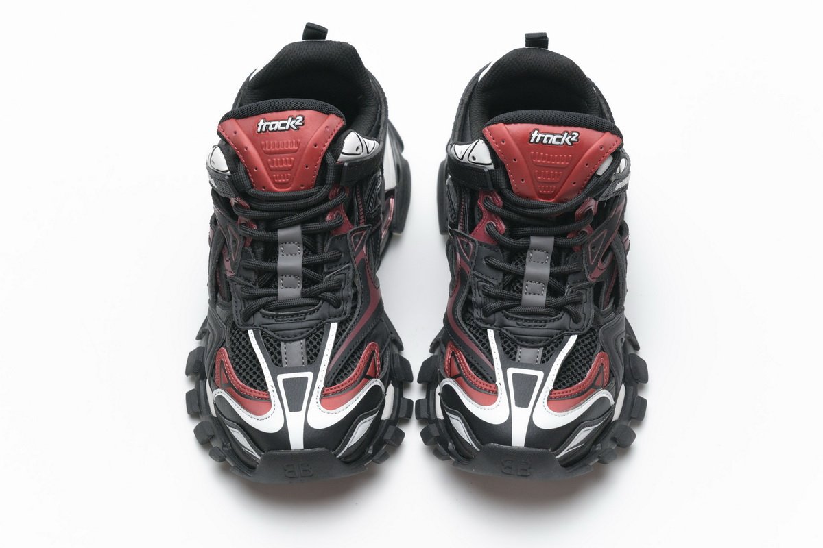 568615 W2GN3 6000 Blenciaga Track 2 Sneaker Burgundy