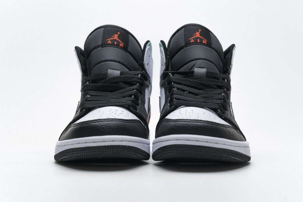 BQ6931-100 Air Jordan 1 Mid GS Black Toe