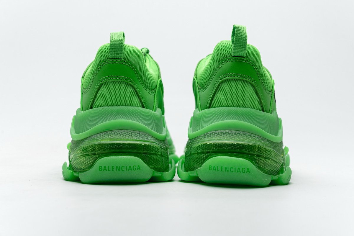 544351 w09ol 3801 Ba*len*cia*ga triple s fluo green