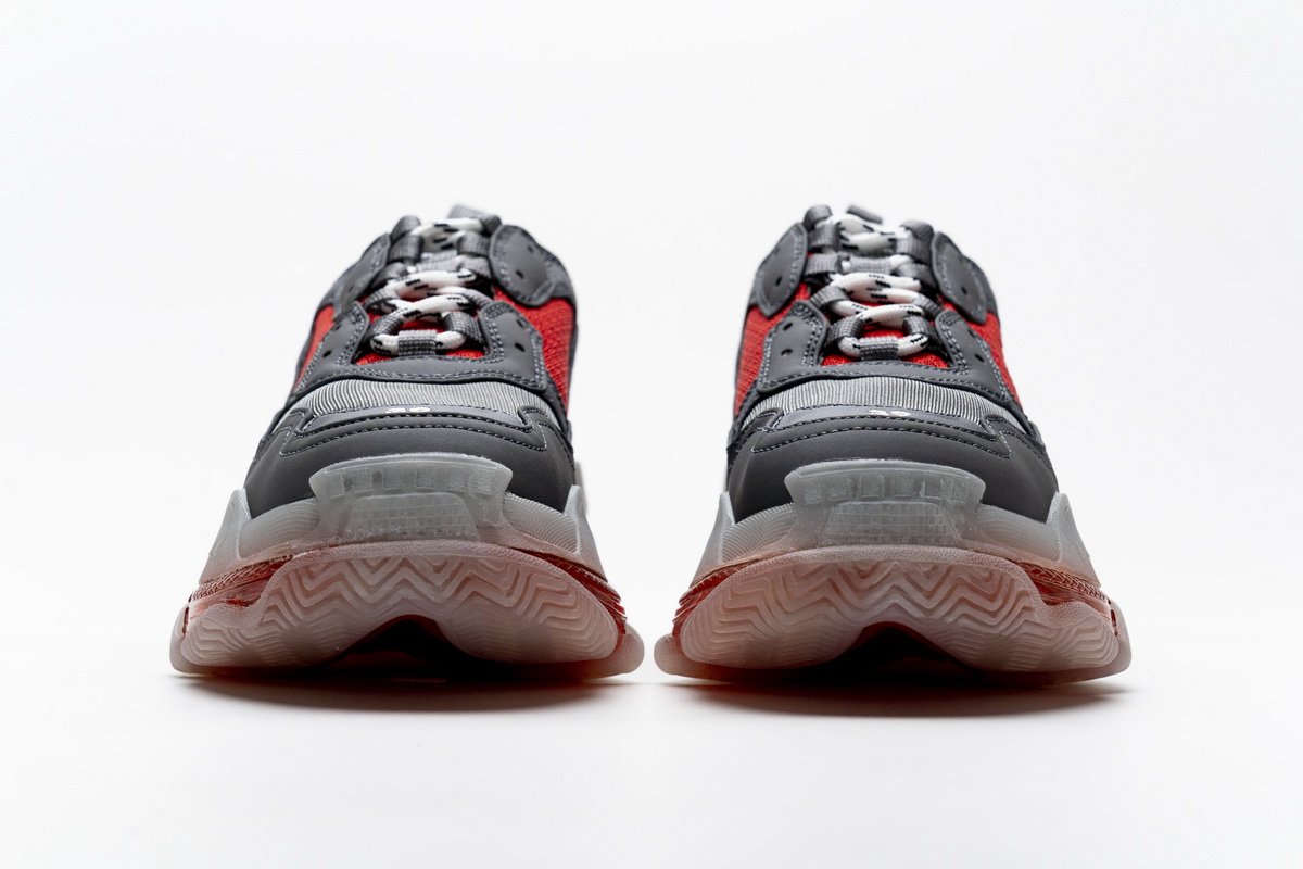 544351 w09o1 2262 Ba*len*cia*ga triple s grey red