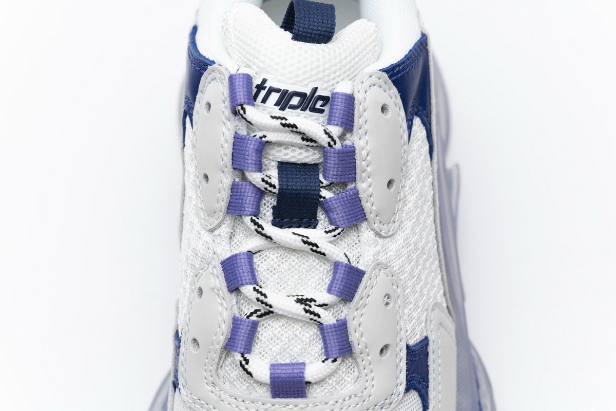 544351 w09e1 1322 Ba*len*cia*ga triple s white purple