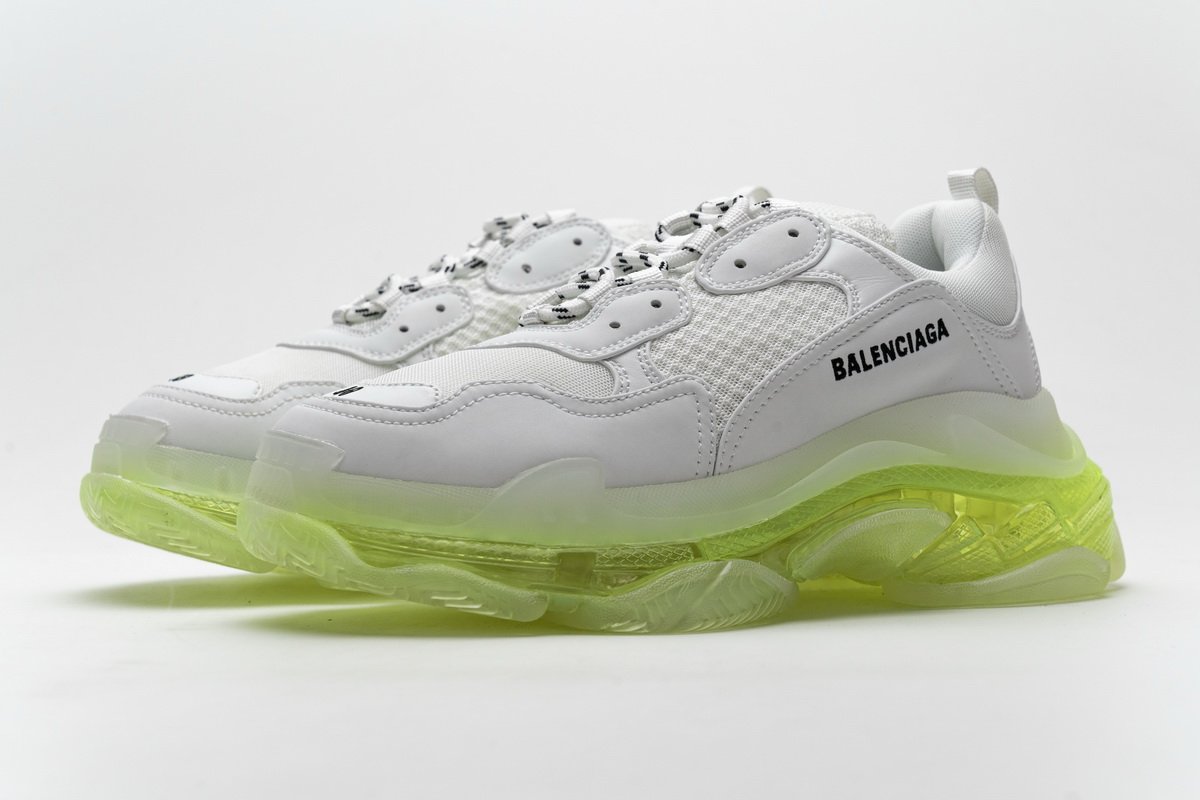 544351 w09e1 1331 Ba*len*cia*ga triple s white green