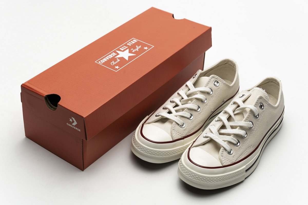 162062C Converse Chuck 70 OX Parchment Garnet Egret
