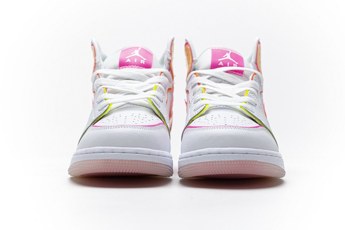 CV4611-100 Air Jordan 1 Mid GS “Edge Glow”