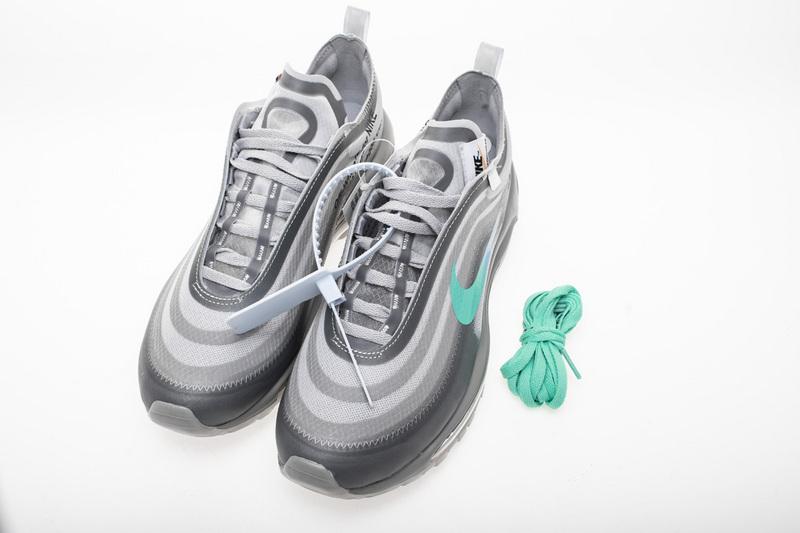 OFF WHITE X Nike Air Max 97 “Wolf Grey Menta” AJ4585-012