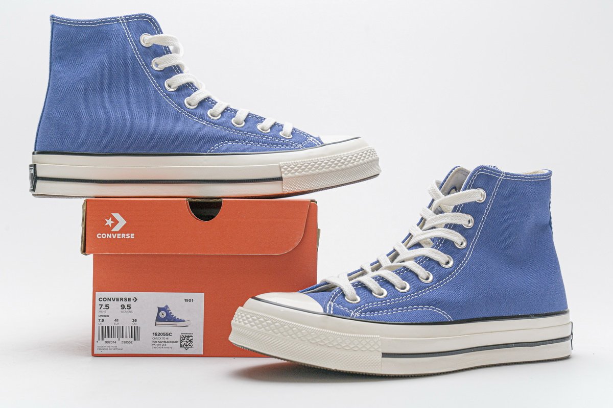 162055C Converse Chuck 70 HI True Navy Black Egret