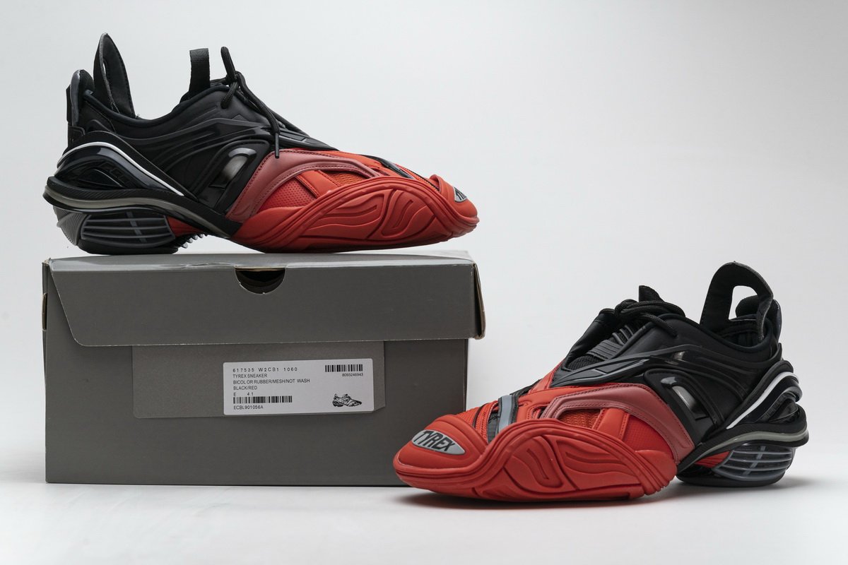 Ba*len*cia*ga tyrex 5.0 sneaker black red