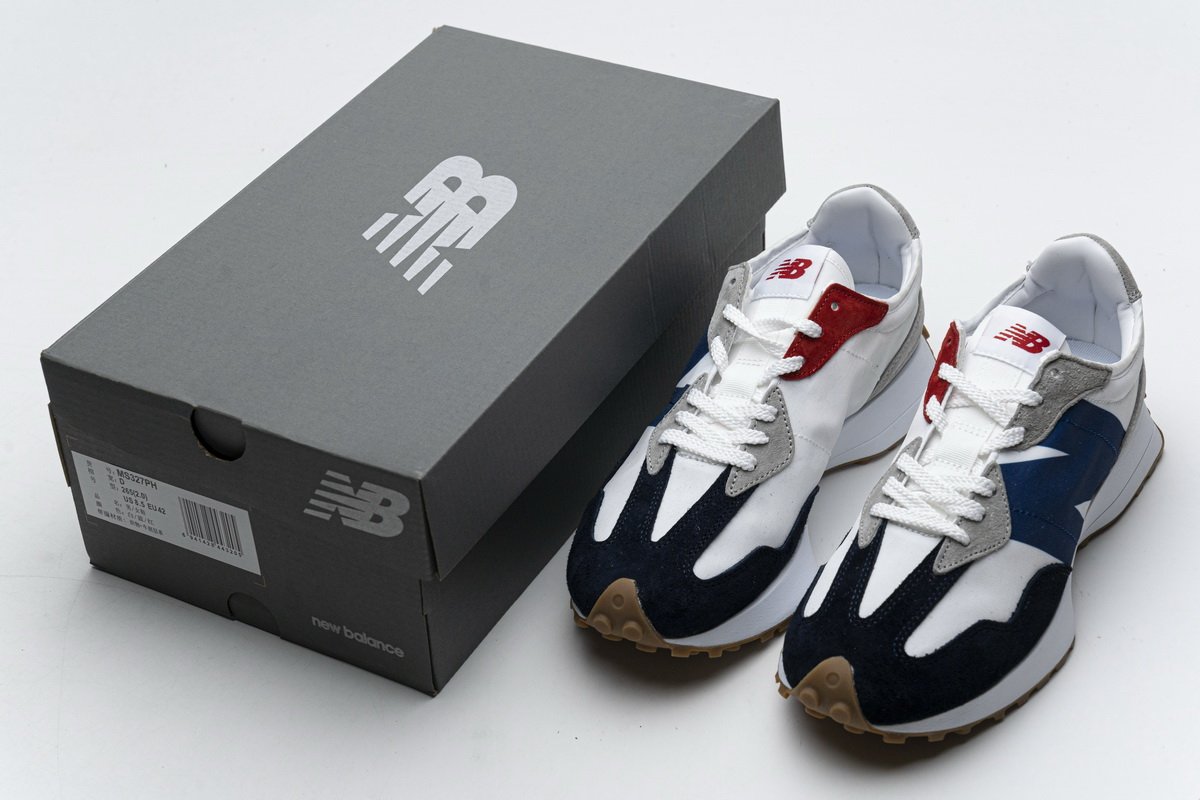 MS327PH New Balance White Blue Red
