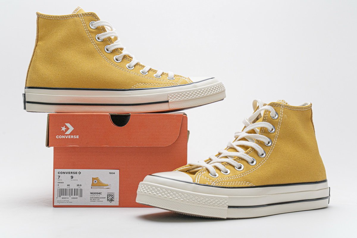 162054C Converse Chuck 70 HI Sunflower Black Egret