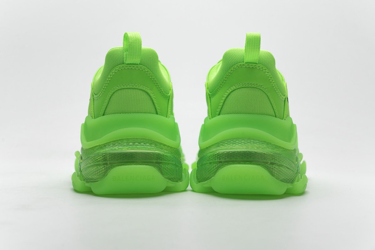 544351 w09o1 3802 Ba*len*cia*ga triple s fluorescent green