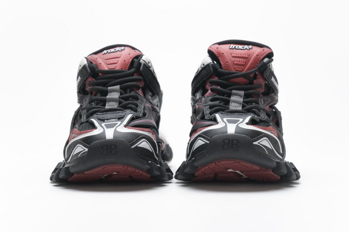 568615 W2GN3 6000 Blenciaga Track 2 Sneaker Burgundy
