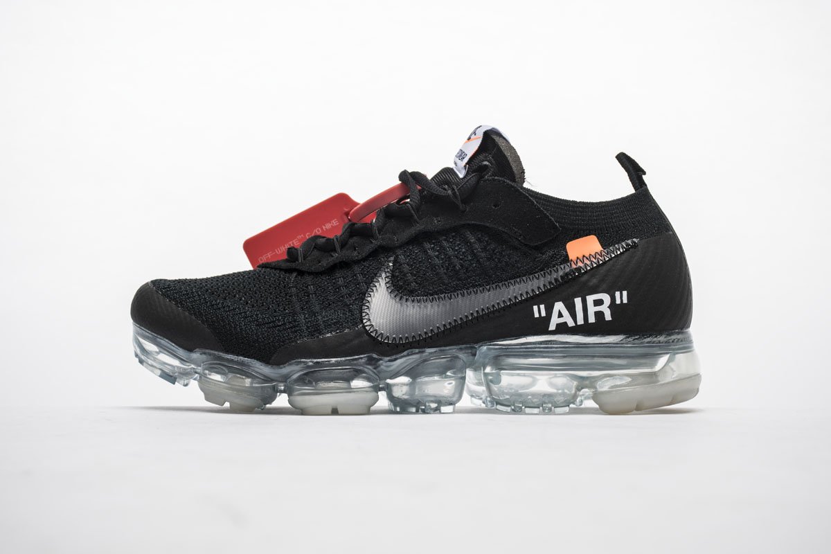 2018 1.0 AA3831-002 Off White x Nike Air VaporMax 2018 ‘Black White’