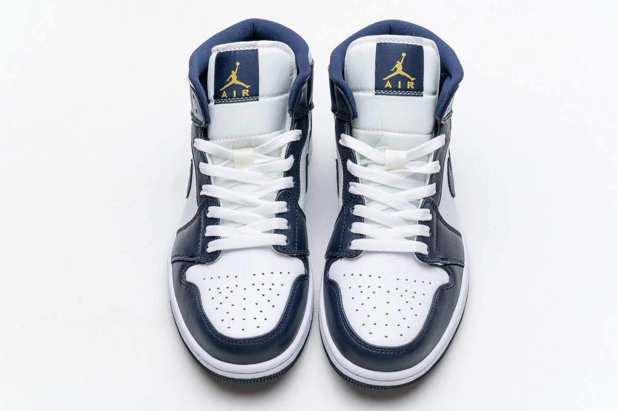 554724-174 Air Jordan 1 Mid Obsidian