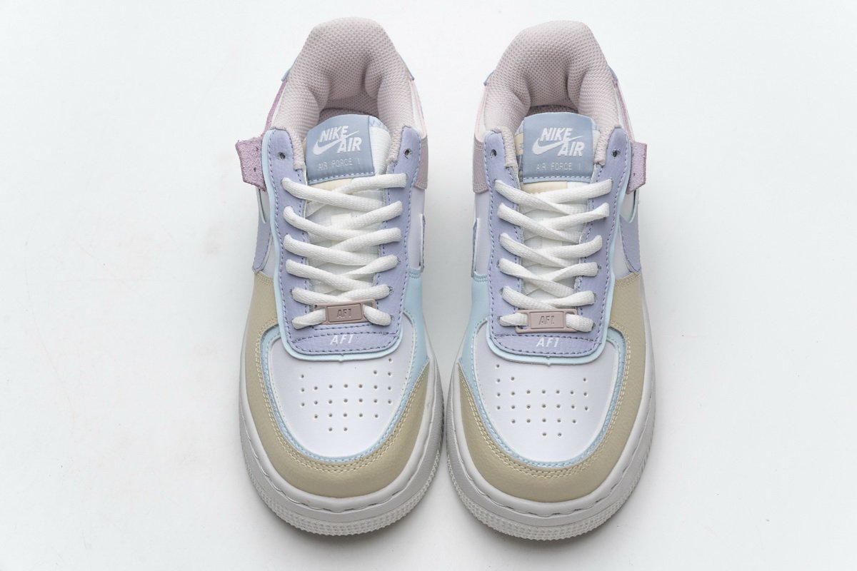 CI0919-106 Womens Air Force 1 Shadow White Ghost
