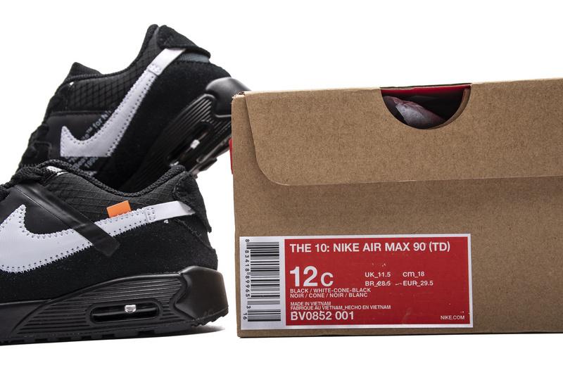 OFF-WHITE x Nike Air Max 90 BT“All Black”BV0852-001