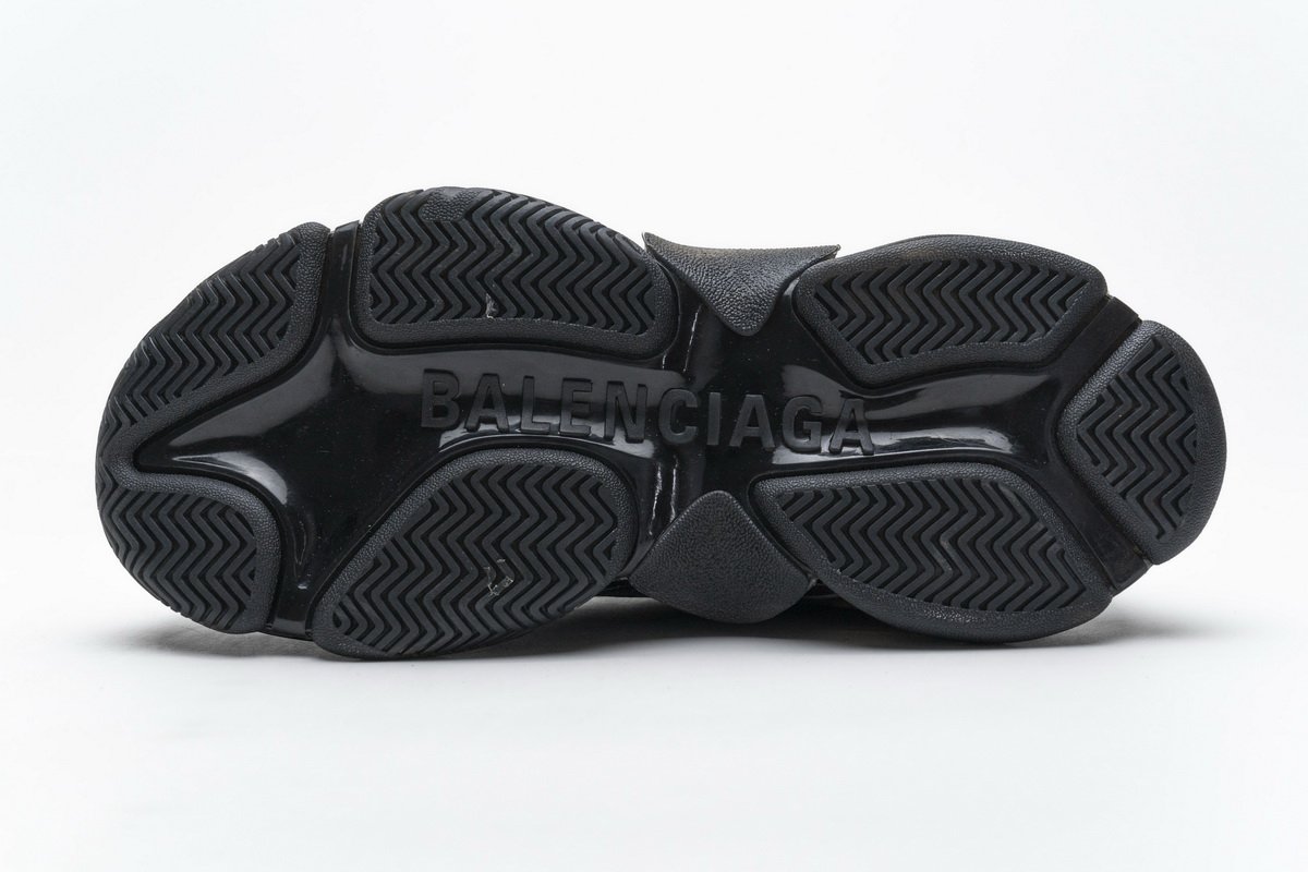 524039 w09e1 2021 Ba*len*cia*ga triple s letter black