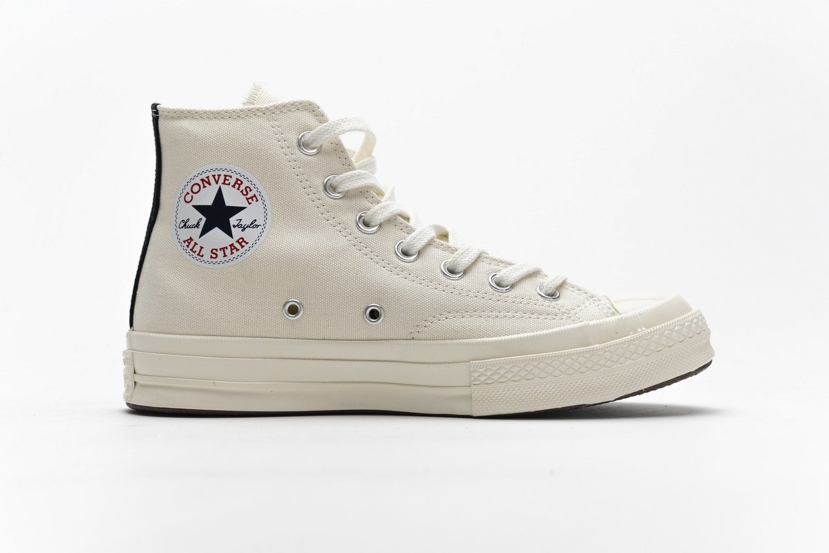 150205C CDG Play x Converse Chuck Taylor All Star 70 High Top
