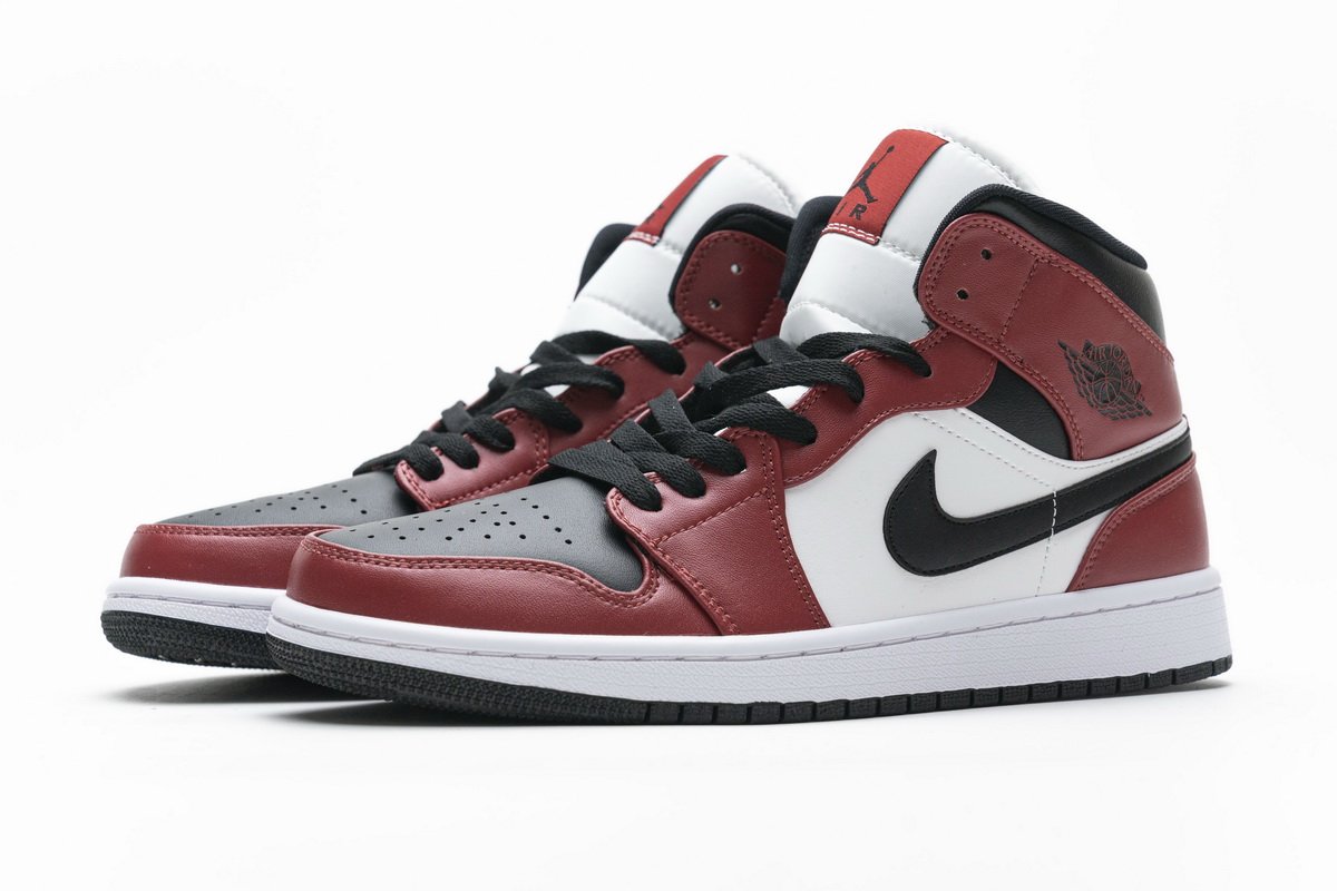 554725-069 Air Jordan 1 Mid Gym Red