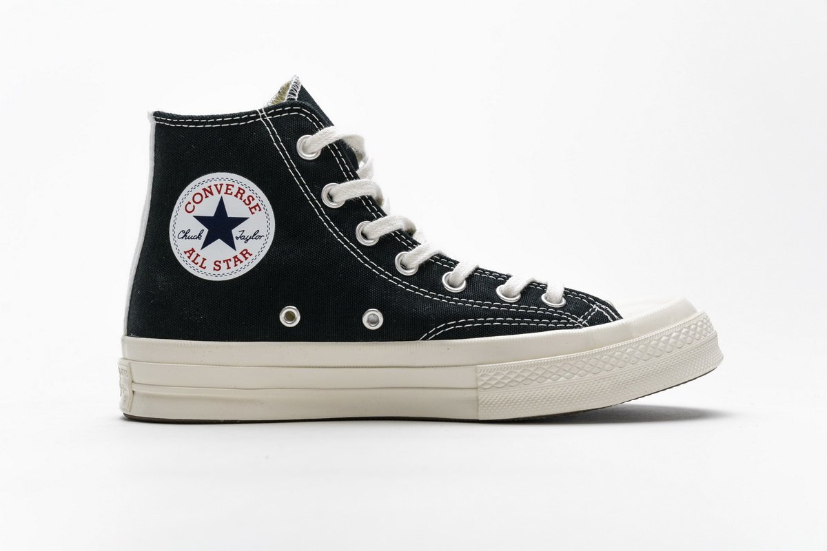 150204C CDG Play x Converse Chuck Taylor All Star 70 High Top