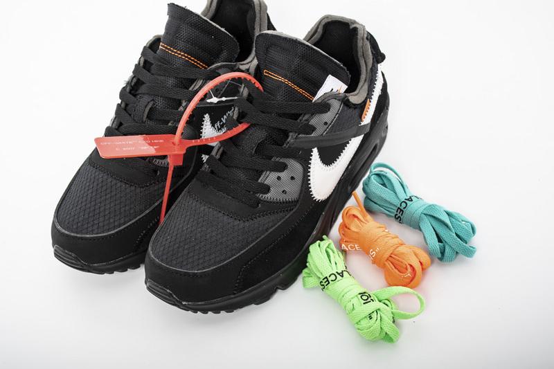 Off-White x Nike Air Max 90 “All Black” AA7293-001