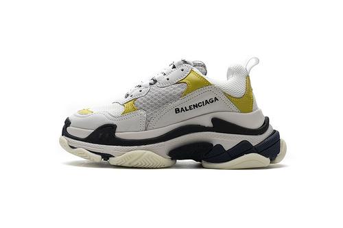 483513 w06e2 6890 Ba*len*cia*ga triple s white yellow