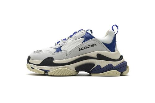 490672 w09o5 1005 Ba*len*cia*ga triple s black blue violet