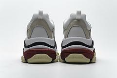 541624 w06e2 1790 Ba*len*cia*ga triple s white dark grey red