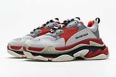 541624 w06e2 1863 Ba*len*cia*ga triple s red white dark grey