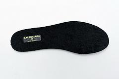 Ba*len*cia*ga speed clear sole sneaker black yellow fluo