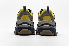 490672 w09o5 1027 Ba*len*cia*ga triple s grey yellow