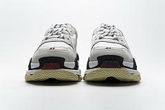 541624 w06e2 1790 Ba*len*cia*ga triple s white dark grey red