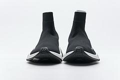 Ba*len*cia*ga speed clear sole sneaker black white