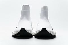 Ba*len*cia*ga speed clear sole sneaker white black