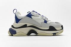 490672 w09o5 1005 Ba*len*cia*ga triple s black blue violet