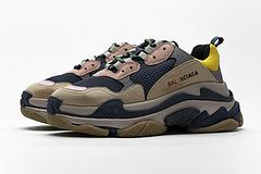 490672 w09o5 1027 Ba*len*cia*ga triple s grey yellow