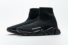 Ba*len*cia*ga speed clear sole sneaker black