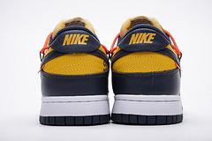 CT0856-700 OFF WHITEx Nike Dunk SB Low White Michigan