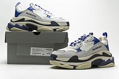 490672 w09o5 1005 Ba*len*cia*ga triple s black blue violet