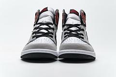 555088-126 Air Jordan 1 High Smoke Grey Red