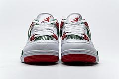 AQ3816-063 Air Jordan 4 Retro White Green Red