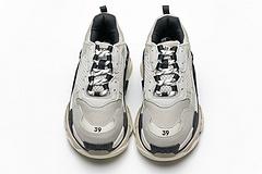 584088 w09o1 1900 Ba*len*cia*ga triple s silvery
