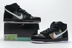 BQ6826-001 Nike SB Dunk High Pro Camo Black