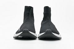 Ba*len*cia*ga speed clear sole sneaker black white red