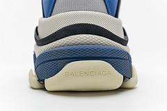541624 w06e2 7080 Ba*len*cia*ga triple s black grey blue